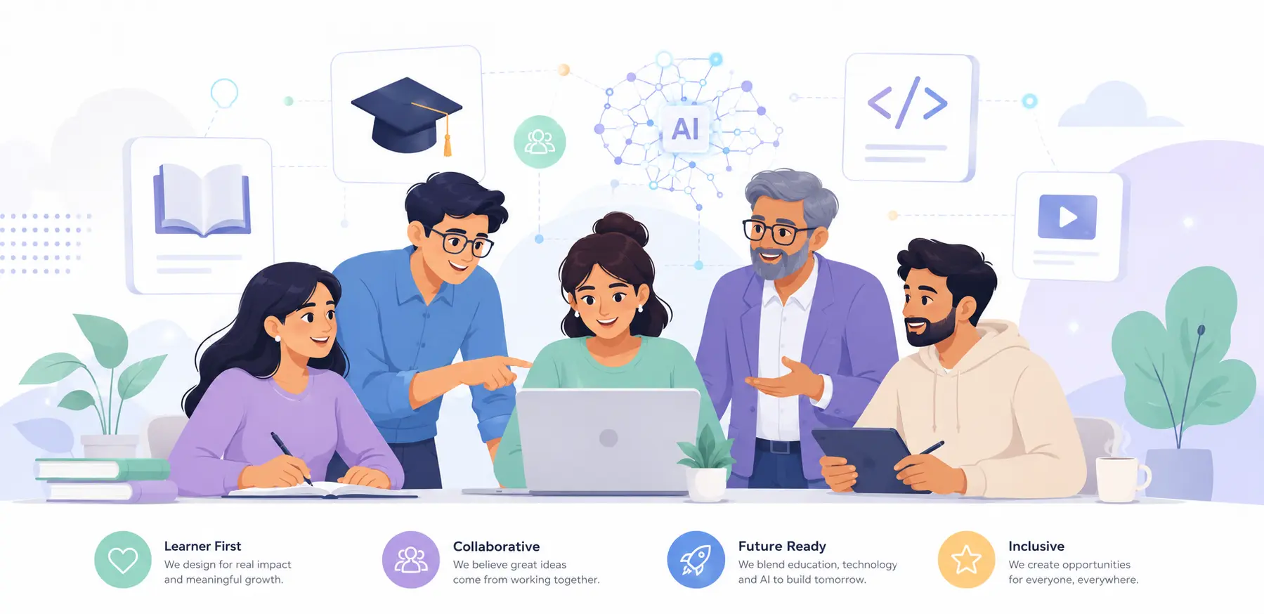 The Ciphemic Academia team building the platform